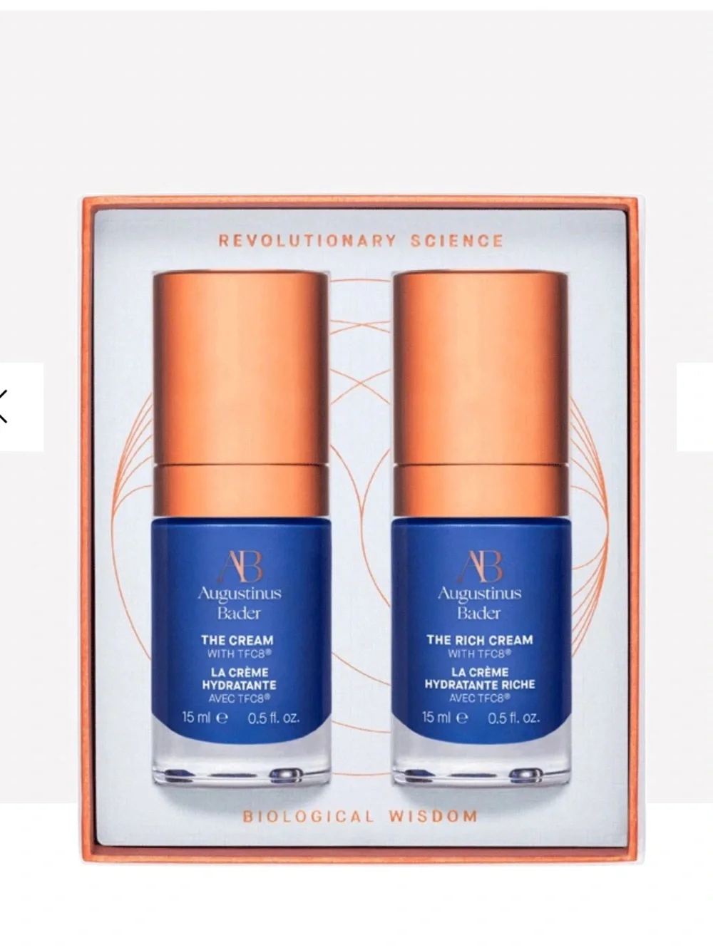 BNIB The Discovery Duo The Cream and The Rich Cream 15ml Set